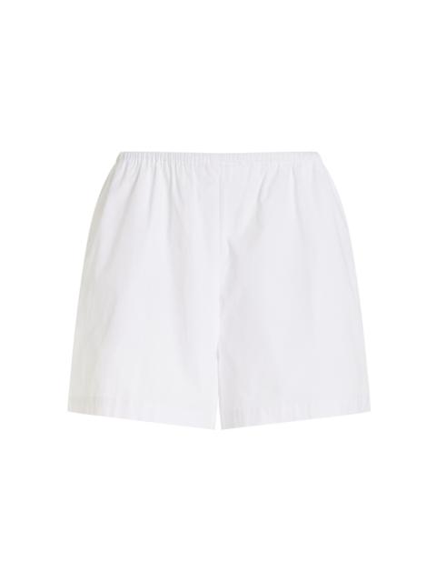 Solid & Striped x Sofia Richie Grainge Exclusive The Loretto Cotton Shorts white