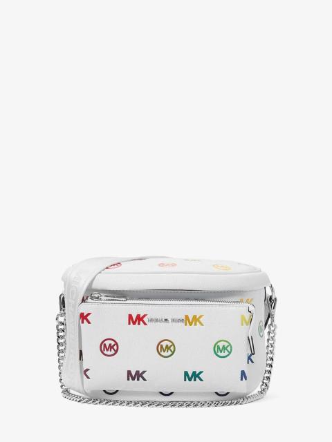 MICHAEL KORS Slater Medium Rainbow Logo Embossed Sling Pack