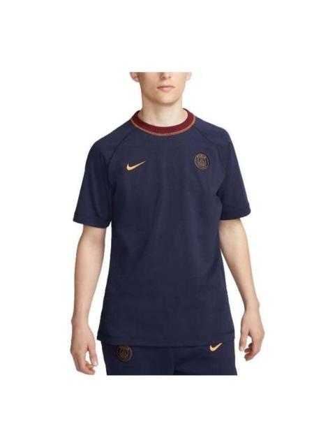 Nike Nike Paris Saint-Germain Travel Short-Sleeve Football Top 'Navy Blue' DV5108-498