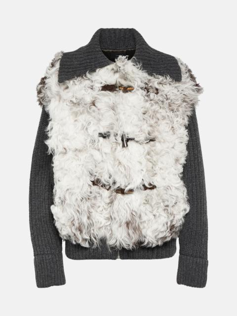The Big Chill shearling and wool jacket