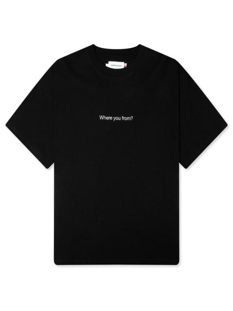 HONOR THE GIFT WHERE YOU FROM TEE - BLACK