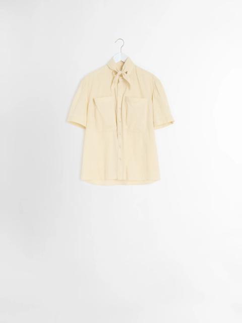 Lemaire SHORT SLEEVE SHIRT WITH FOULARD | REVERSIBLE