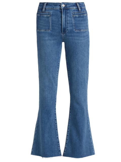 PAIGE Women's Marlow Skimmer Welt Pocket Flared Jeans - Florea