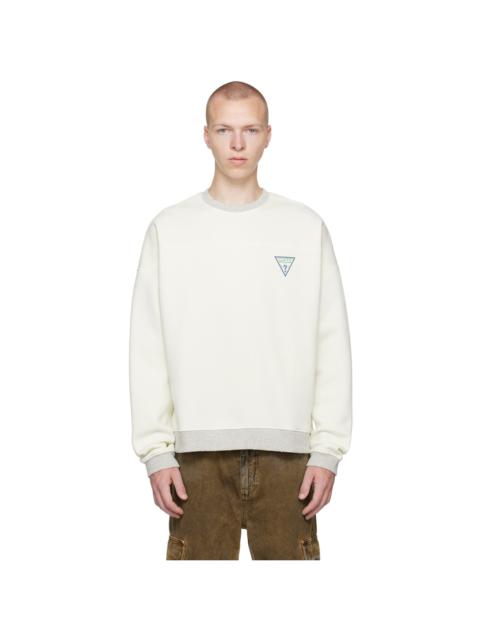 GUESS USA Off-White Relaxed Sweatshirt