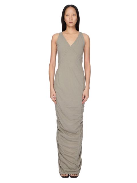 Rick Owens DRKSHDW V NECK COLUMN DRESS