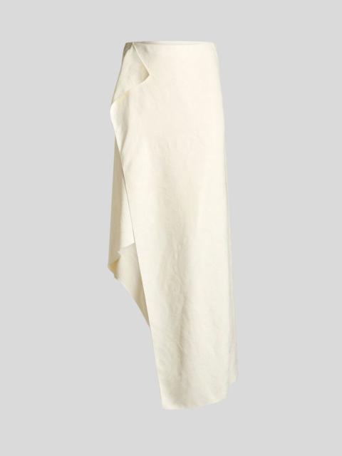 Etro ASYMMETRIC PAISLEY JACQUARD SKIRT