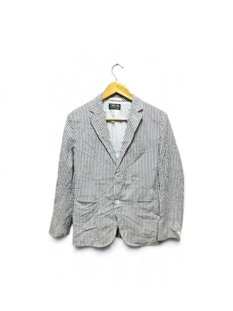Blue Blue Japan BLUE BLUE JAPAN HR MARKET SEERSUCK STRIPE JACKET