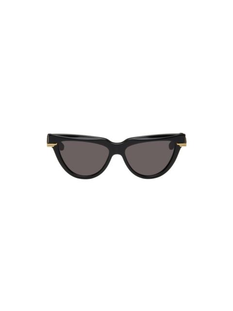 Bottega Veneta Black Cat-Eye Sunglasses