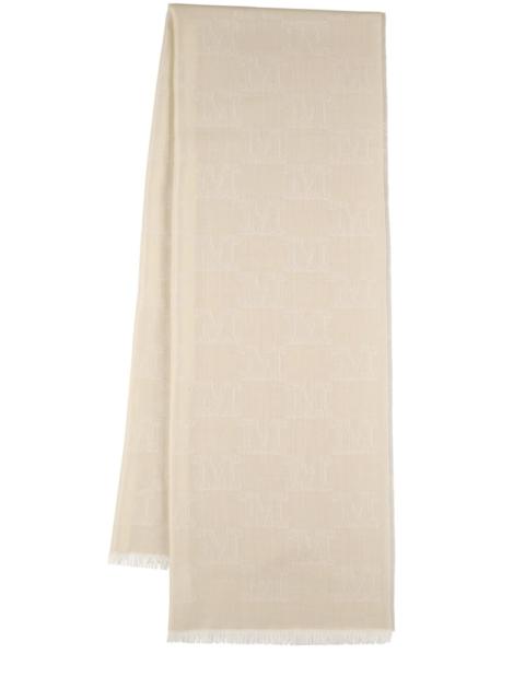 Max Mara Whisky monogram jacquard lurex scarf
