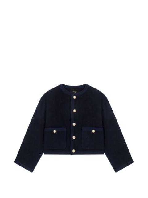 maje pocket button jacket