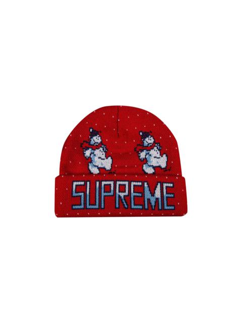 Supreme Snowman Beanie 'Red'