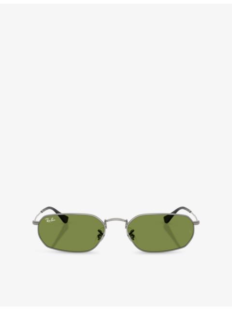 Ray-Ban RB3947 Irregular Metal Sunglasses
