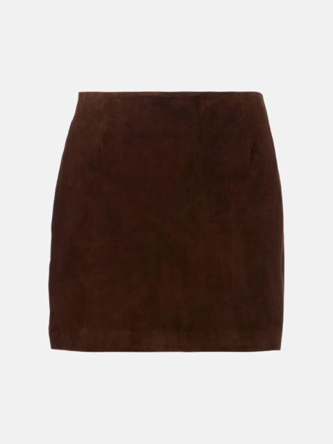 BLAZÉ MILANO Coci suede miniskirt