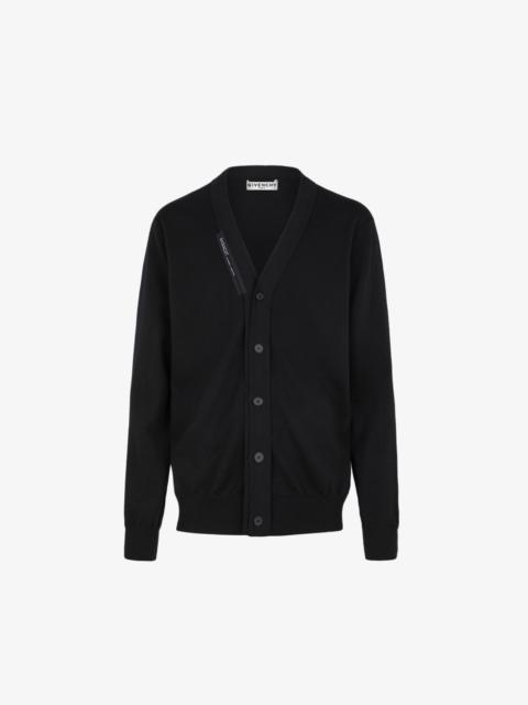 GIVENCHY ADDRESS cardigan in jersey