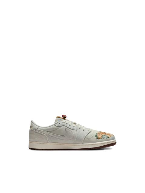 Jordan Air Jordan 1 floral-embroidered low sneakers