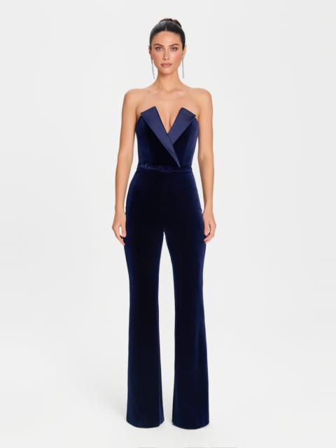 NADINE MERABI Vivianne Navy Jumpsuit