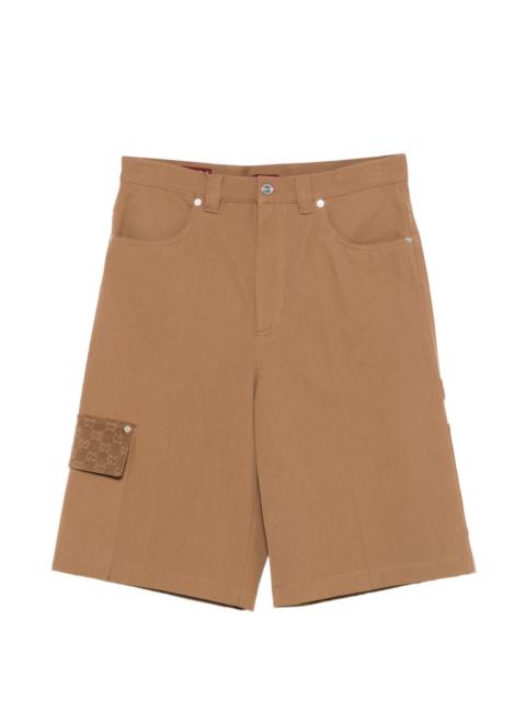 GUCCI logo-details shorts