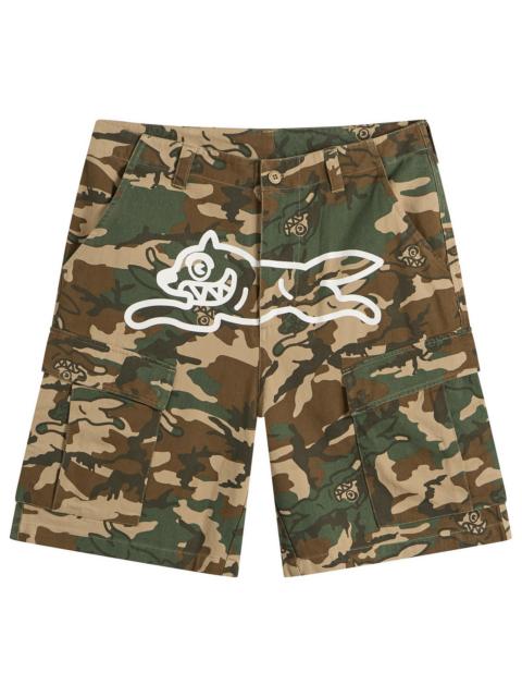 ICECREAM ICECREAM Running Dog Woodland Camo Cargo Shorts