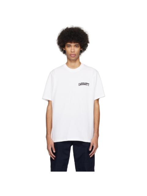 Carhartt WIP White University Script T-Shirt