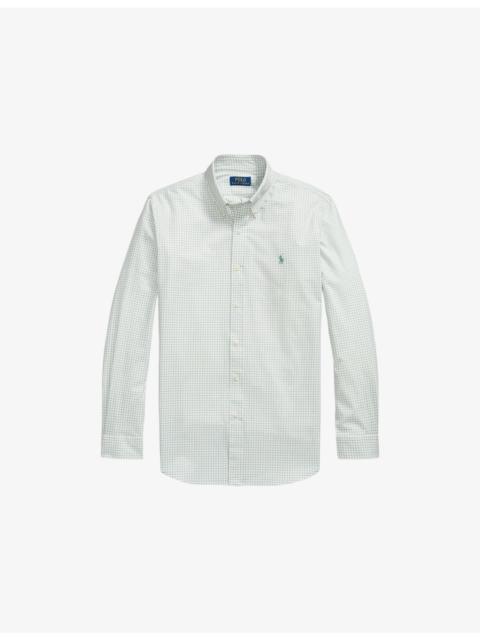 Polo Ralph Lauren Gingham Logo-Embroidered Cotton Shirt