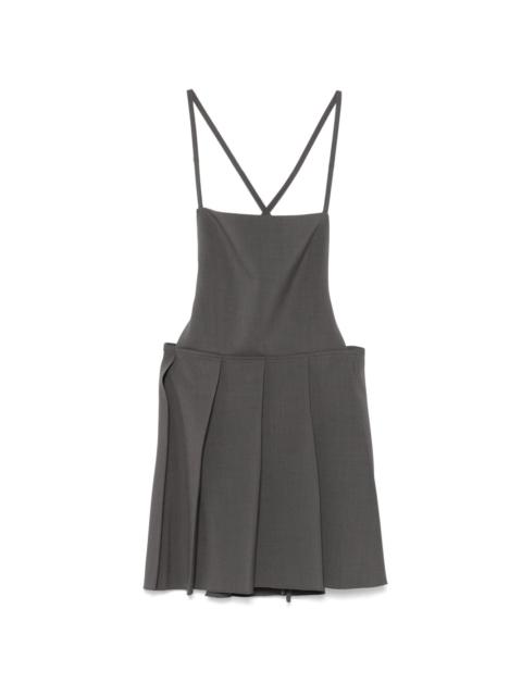 LOW CLASSIC pleated mini dress