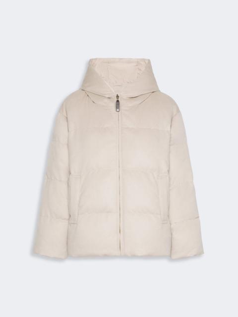 Max Mara DAMA Reversible camel puffer jacket - ALBINO