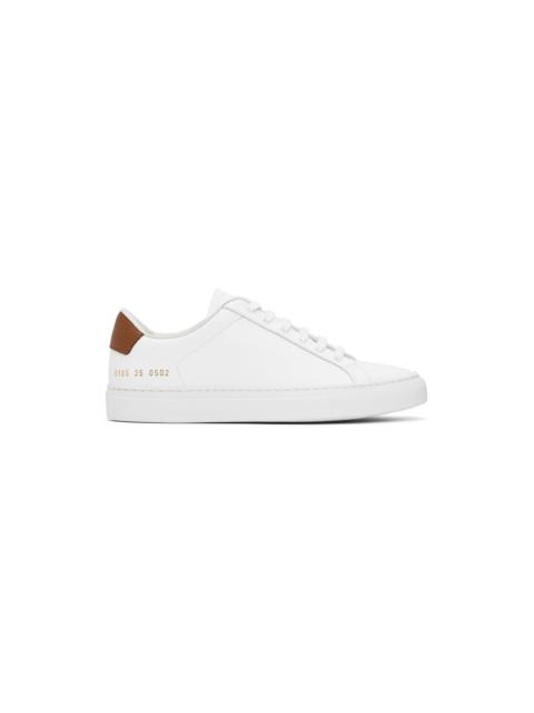 Common Projects White Retro Classic Sneakers