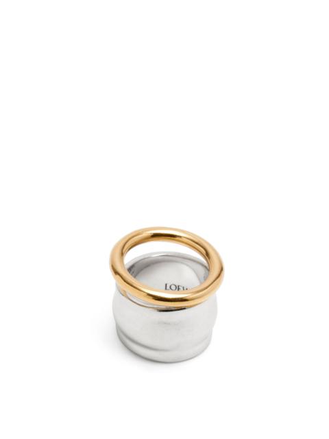 Loewe Nappa knot ring in sterling silver