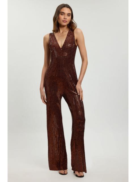 KAREN MILLEN Premium Crystal Embellished Jumpsuit