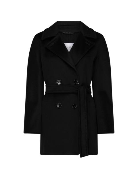 Max Mara Black Rebus Coat