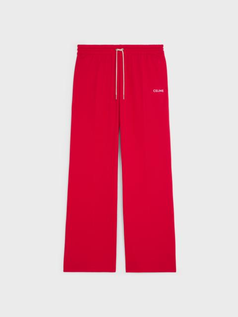 CELINE FLARED CELINE JOGGING PANTS IN DOUBLE FACE JERSEY