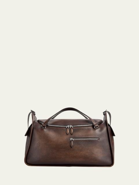 Berluti Men's Periple Leather Weekender Bag