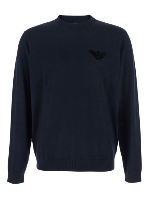 EMPORIO ARMANI logo-embellishment sweater