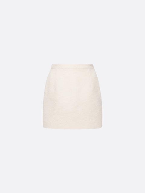 Alessandra Rich TWEED BOUCLÉ MINI SKIRT