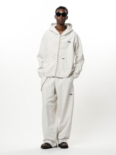 KAMIYA Embroidered Wide Sweat Pants