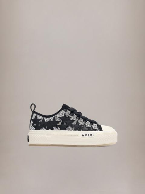 AMIRI WOMEN'S GLITTER STARS COURT LOW