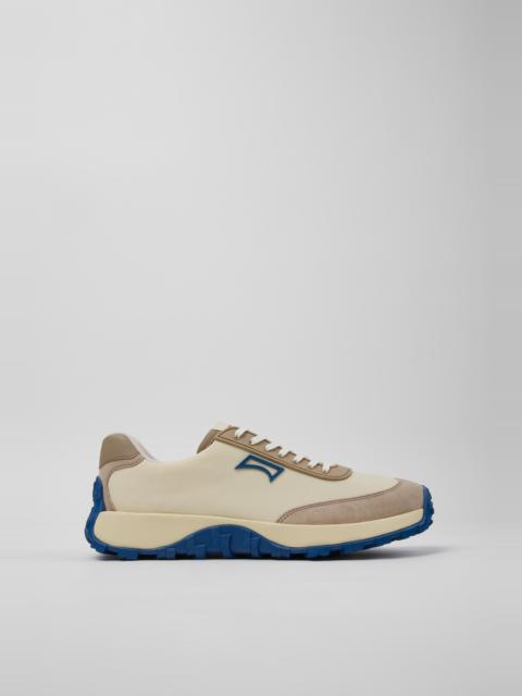CAMPER Drift Trail Beige Textile and Nubuck Sneakers for Men.