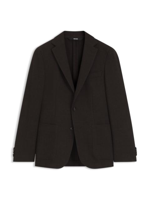 BOSS SLIM-FIT JACKET IN VIRGIN WOOL
