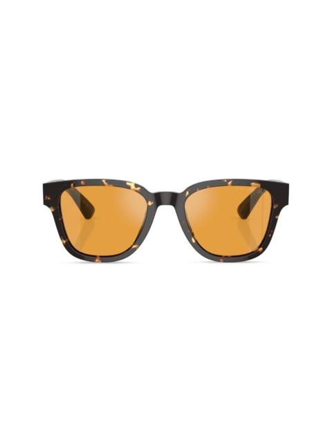 Prada tortoiseshell-effect D-frame sunglasses