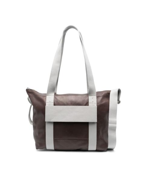 Rick Owens Luxor contrasting-web strap shoulder bag
