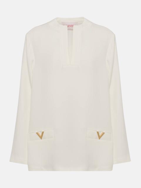 Valentino VGold silk top