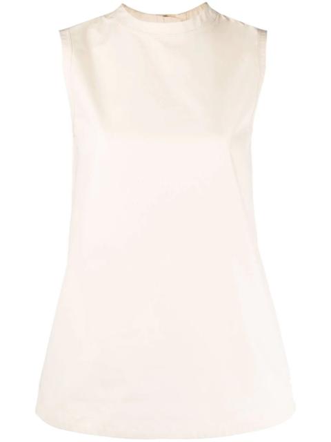 Jil Sander sleeveless cotton top
