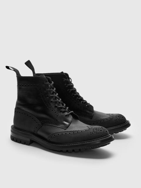 Tricker's "Overdrive" Stow Boot in Quad Black