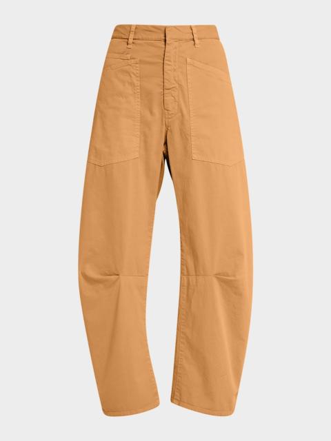 NILI LOTAN Shon Mid-Rise Cropped Pants