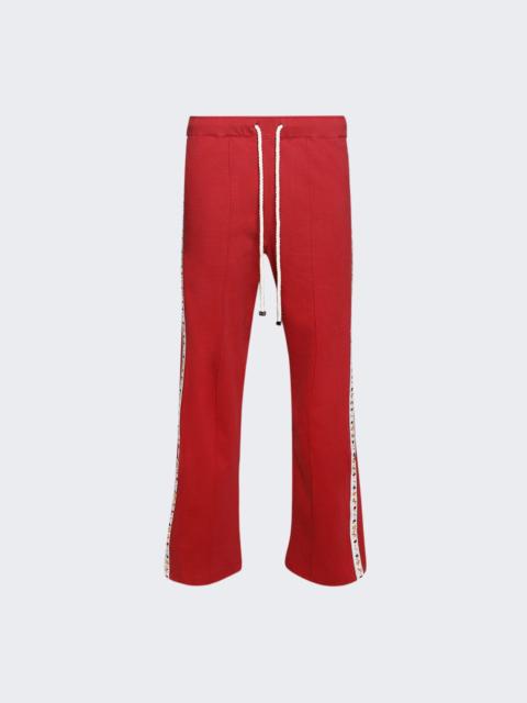 NAHMIAS Novelty Track Pant Ruby Heavy Jersey