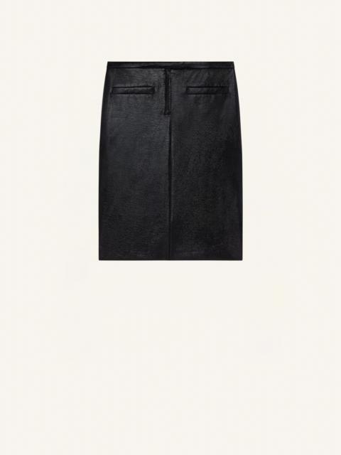 courrèges VINYL DOUBLE SLITS SKIRT