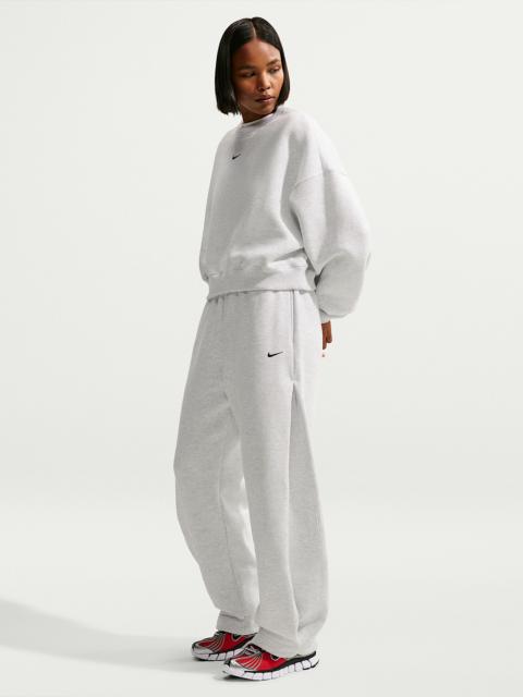 Nike Nike Studio Fleece Medium Weight Women's Loose Pleated Snap Pants
