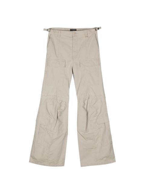 BALENCIAGA Flared Cargo Pants "Beige" VP06 768810 TKP27 9509