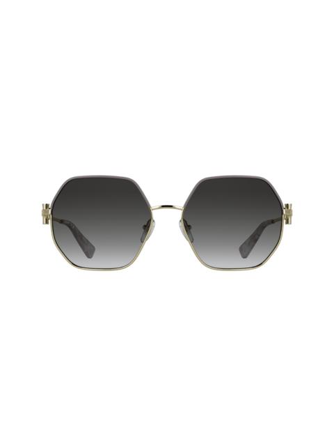 Longchamp Sunglasses Golden/Degraded smoked - Metal