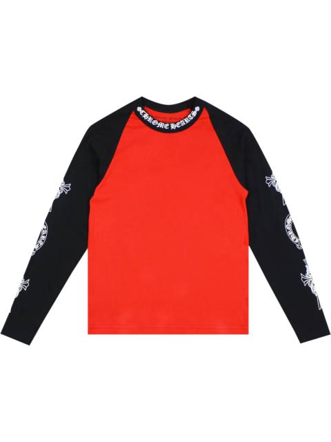 Chrome Hearts Chrome Hearts Neck Logo Baseball Shirt 'Red/Black'